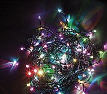 Гирлянда светодиодная "Шнур" Feron CL90 140LED 8,4Вт Многоцветная (RGB) IP20 140 диодов 2м картинка 